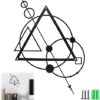 Elegant 3D Geometric Metal Wall Art