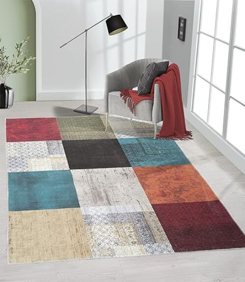 Elira Vintage Patchwork Rug 80X150 Cm