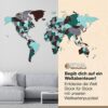 EWA Eco-Wood-Art 3-Layer DIY World Map