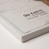 Fabric Canvas World Map Pin Board