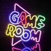 Game Room Neon Sign - Colorful LED, USB-Powered