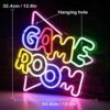 Game Room Neon Sign - Colorful LED, USB-Powered