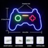 Gamepad Neon Sign - Blue, USB, 41x28cm