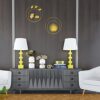 Gold 3D Metal Ginkgo Wall Art