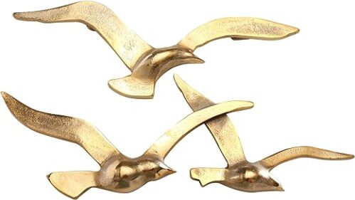 Gold Metal Maritime Wall Decoration