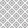 Grey Squares Washable Kitchen Rug – 40x80 cm
