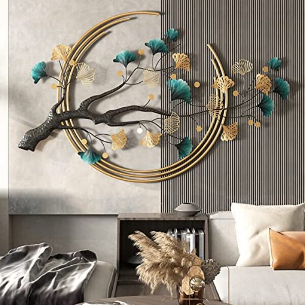 Handmade 3D Gingko Leaves Wall Art