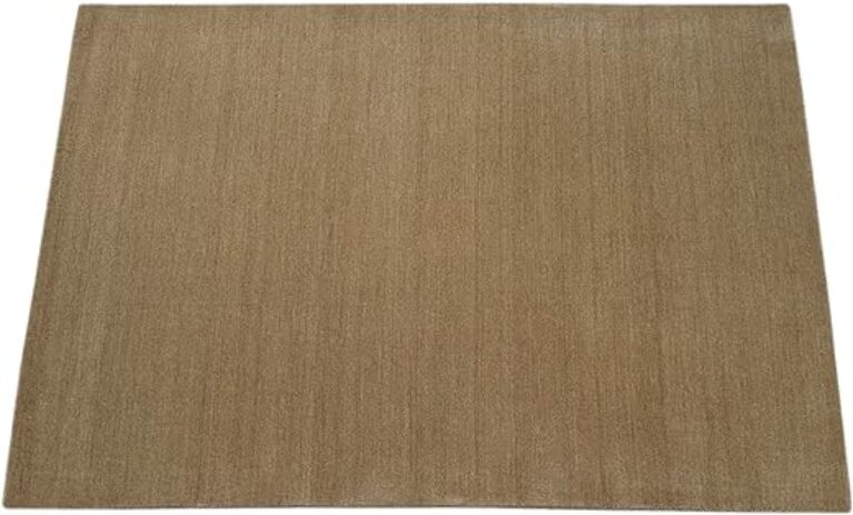 Handmade Beige Gabbeh Wool Rug 120x180 cm