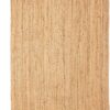 Handgefertigter Boho-Jute-Teppich, 200x140cm Natur, strapazierfähig, Outdoor