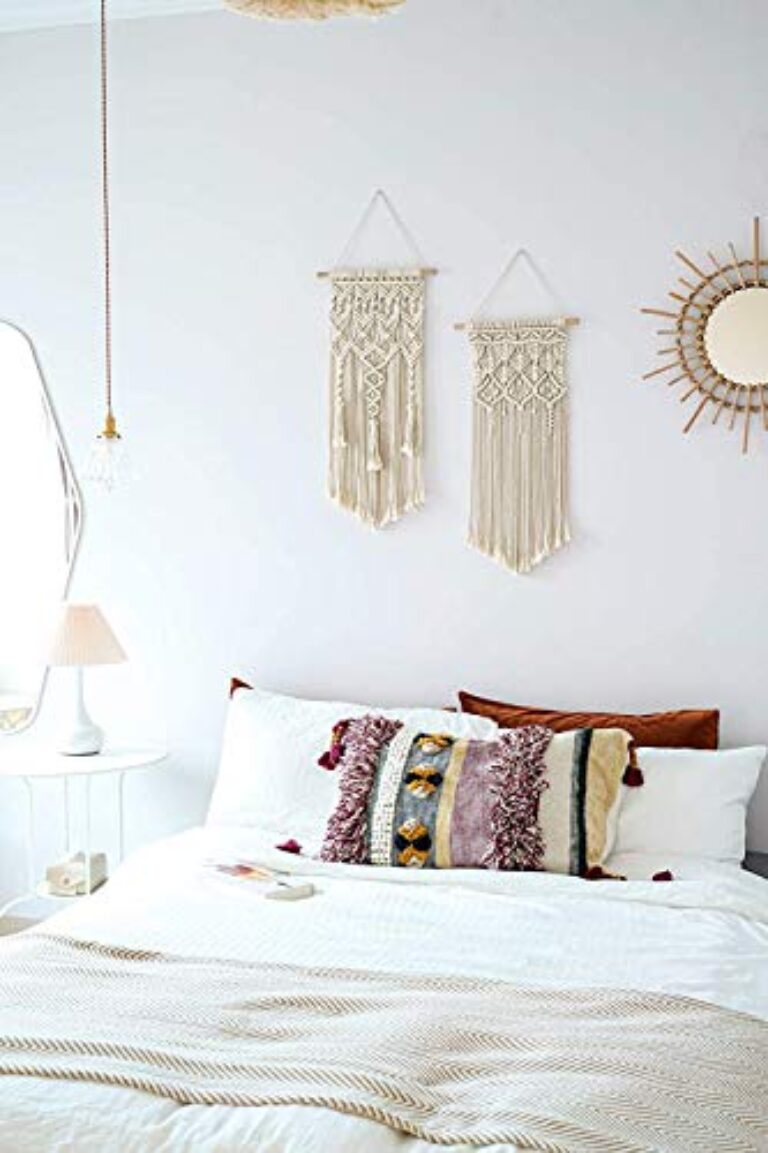 Handgemachte Boho Makramee Wandkunst - 2 Stück