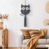 Handmade Macrame Owl Wall Hanging - Cotton, 33.4" x 11.8