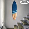Handmade Mango Wood Decorative Surfboard – Bohemian Wall Art