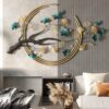 Handmade Metal Ginkgo Tree Wall Art - 110 x 68 cm