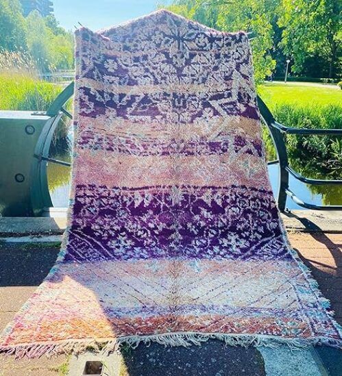 Handwoven Moroccan Beni Mguild Wool Rug