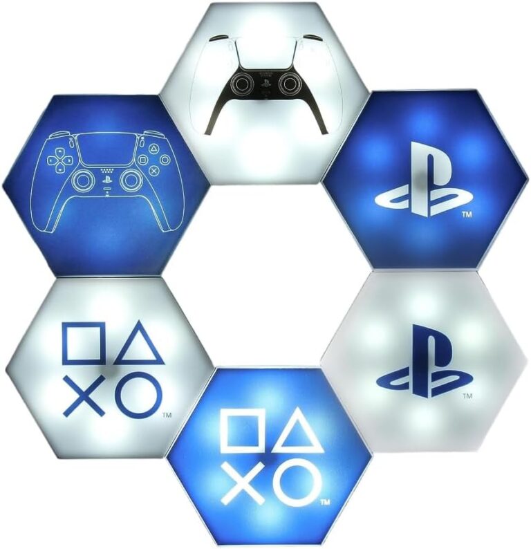 Sechseckige LED-Playstation-Lichter - Musikreaktiv & anpassbar