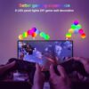 Hexagon RGB Music Sync Wall Light Panels (8er Pack)