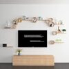 Hexagonal Wall Shelves Set for Modern Farmhouse Decor (5 pcs)