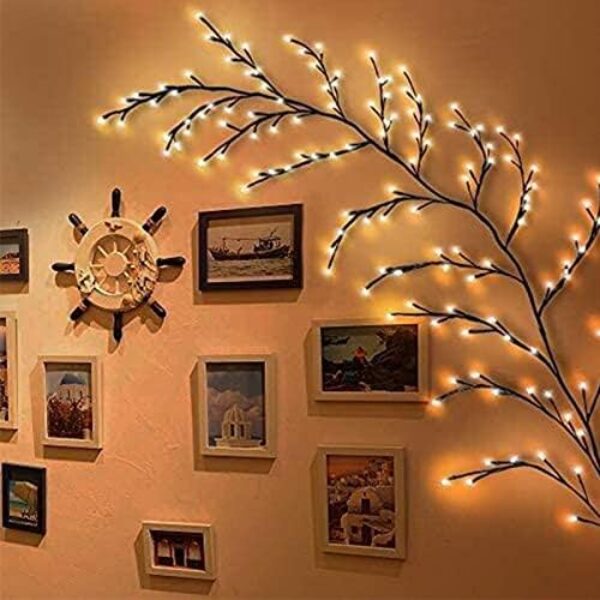 Beleuchtete Weidenrebe - 144 LEDs, warmweiß