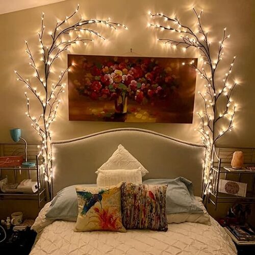Illuminated Willow Vine - 144 Leds, Warm White