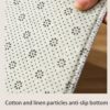 Irregular Cream Rug - Soft, Large, Anti-Slip