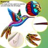 Kyduu 4-Piece 3D Hummingbird Metal Art