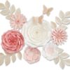 Große 3D Papierblume Wanddekoration