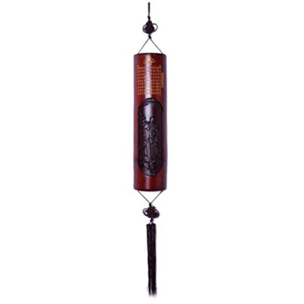 Large Bamboo Wall Decor - God of Longevity, 45 cm