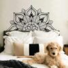 Large Black Metal Mandala Wall Art for Home/Office