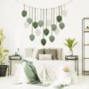 Large Green Boho Macrame Wall Hanging Tapestry
