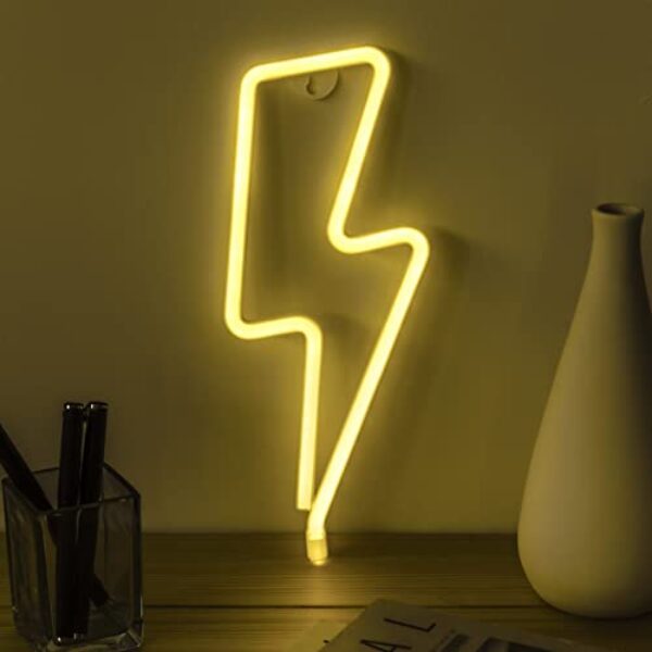 LED Neon Sign Wall Decor - Flash, Planet, Cloud