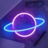 LED Neon Sign Wall Decor - Flash, Planet, Cloud