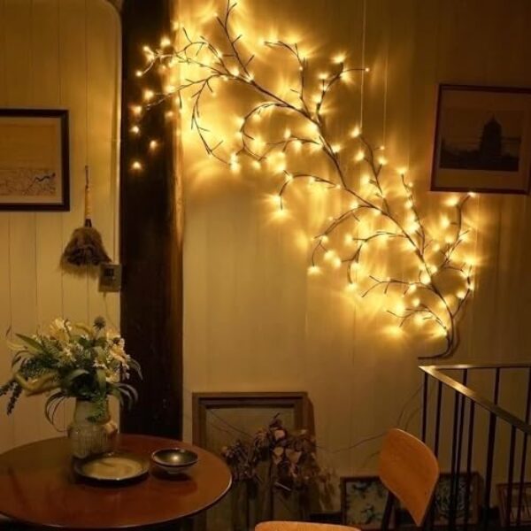 LED Willow Vine Fairy Lights with Remote, 144 Lights