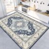 Machine-Washable Vintage Rug, Non-Slip, Blue, 200x300 cm