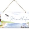 Maritime Lighthouse Metal Sign for Home Decor