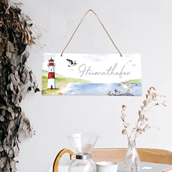 Maritime Lighthouse Metal Sign for Home Decor