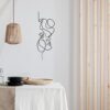 Minimalist Human Face Wire Wall Art
