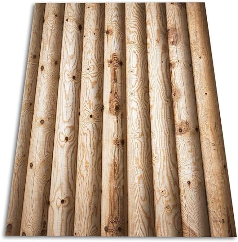 Moderne PVC-Küchenmatte, Holzdesign, 300x152 cm