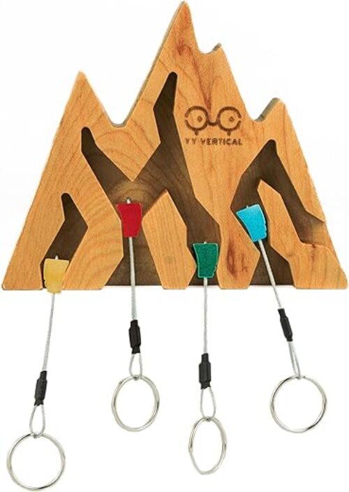 Mountain Cherry Wood Key Holder With 4 Rings