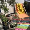 Multicolor Wasserfester Geometrischer Teppich für draußen - 120x180 cm