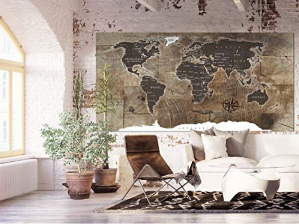 murando XXL World Map Canvas Art