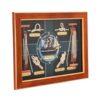 Nautical Knotboard Wall Decor - Brown/Blue, 38x28 cm