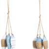 Nautical Wooden Fish Wall Decor - Mediterranean Style
