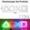 Neon Gaming Room LED Sign, USB-Powered