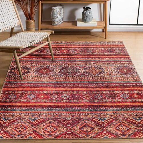 Netline Washable Non Slip Oriental Rug