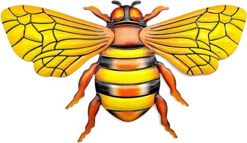 Niuhong 3D Metal Bee Wall Sculpture