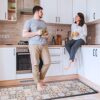 Non-Slip Waterproof Kitchen Runner - 60x180cm, Tiles