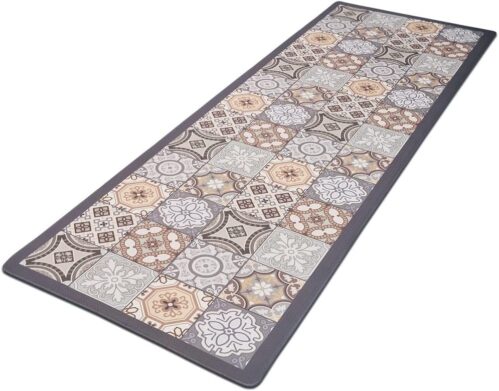 Non-Slip Waterproof Kitchen Runner - 60X180Cm, Tiles