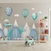 Nordic Mountains Nursery Wall Stickers XXL - Easy Install