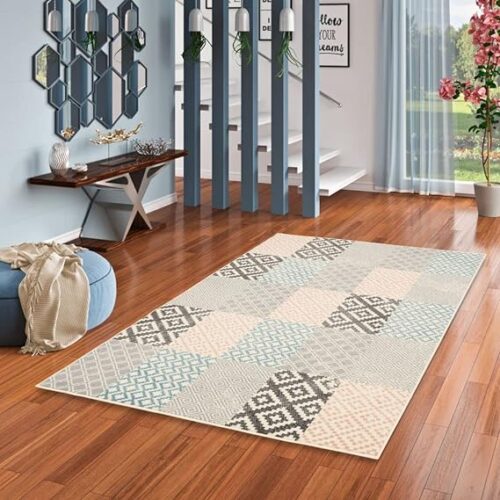 Pergamon Pastel Patchwork Rug 5 Sizes