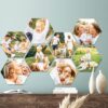 Personalized Hexagon Photo Collage - Modern Wall Decoration
